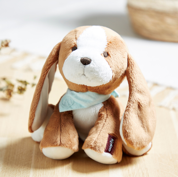  les amis tiramisu chien peluche marron 25 cm 